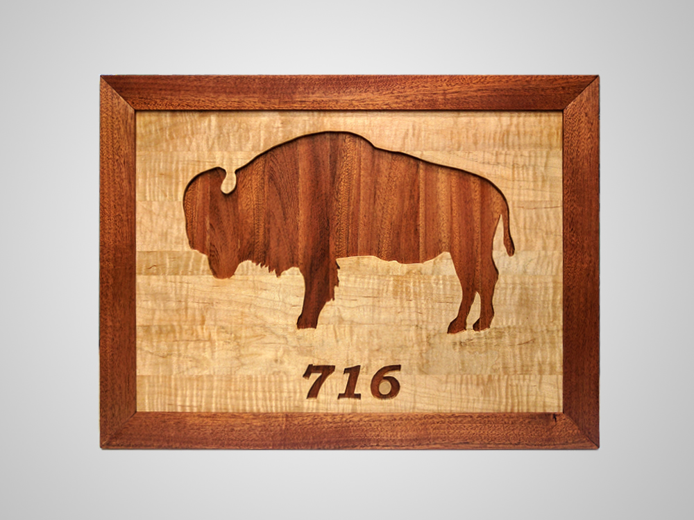 Custom Wooden Buffalo, NY Wall Art stevenbrogers
